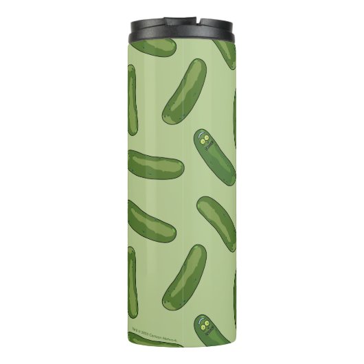 RICK UND MEHR™| Umdreh des Gurtes Thermosbecher (Rückseite)