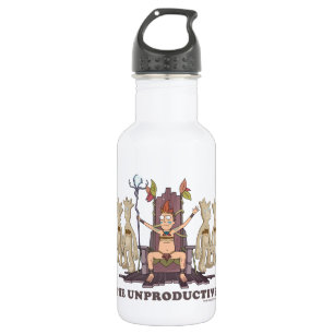 RICK UND MEHR™  Unproduktive Edelstahlflasche