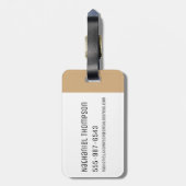 RICK UND MEHR™| Unproduktive Gepäckanhänger (Rückseite vertikal)