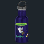 RICK UND MEHR™| Verlassen des Portals Edelstahlflasche<br><div class="desc">Rick und Morty fallen aus einem Portal,  schreien den ganzen Weg nach unten!</div>