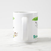 RICK UND MEHR™| Verlassen des Portals Jumbo-Tasse (Rückseite)