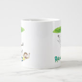 RICK UND MEHR™| Verlassen des Portals Jumbo-Tasse (Vorderseite)