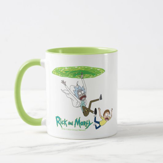 RICK UND MEHR™| Verlassen des Portals Tasse (Links)