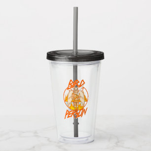 RICK UND MEHR™ Vogelperspektive Pentagramm Acryltrinkbecher
