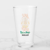 RICK UND MEHR™| Vogelperspektive Pentagramm Glas (Rückseite)