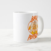 RICK UND MEHR™| Vogelperspektive Pentagramm Jumbo-Tasse (Vorderseite Rechts)