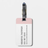 RICK UND MEHR™| Warum nicht Spaß haben Gepäckanhänger (Rückseite vertikal)