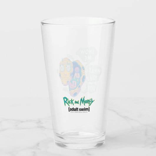 RICK UND MEHR™| ZEIGEN SIE MIR, WAS SIE GOT HABEN GLAS (Rückseite)