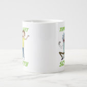 RICK UND MEHR™| Zeit zum Schwifzen Jumbo-Tasse (Vorderseite)