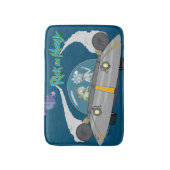 RICK UND MORTY™ | Abfliegen im Raumschiff Badematte (Vorderseite Vertikal)