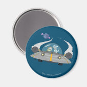 RICK UND MORTY™ | Abfliegen im Raumschiff Magnet (Vorderseite/Rückseite)