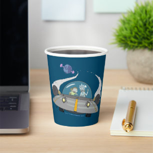 RICK UND MORTY™ Abfliegen im Raumschiff Pappbecher