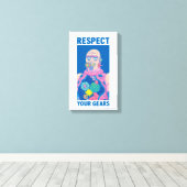 RICK UND MORTY™ | Achten Sie auf Ihre Geere Leinwanddruck (Insitu (Holzboden))