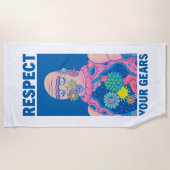 RICK UND MORTY™ | Achten Sie auf Ihre Geere Strandtuch (Vorderseite)