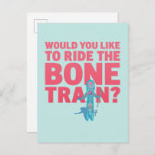 RICK UND MORTY™ | Anatomie Park - Knochenstraße Einladungspostkarte (Vorne/Hinten)