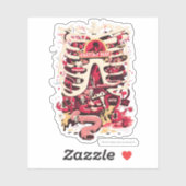 RICK UND MORTY™ | Anatomie Park Rib Cage Aufkleber (Blatt)