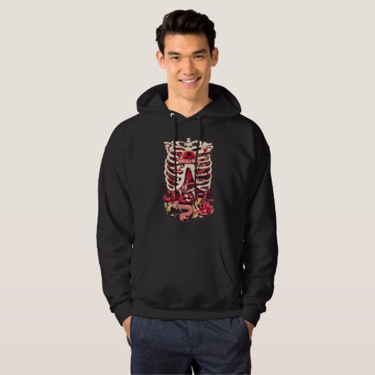 RICK UND MORTY™ | Anatomie Park Rib Cage Hoodie (Vorne ganz)