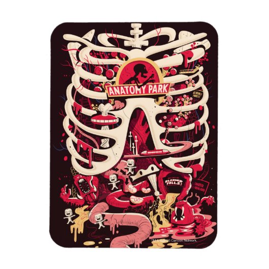 RICK UND MORTY™ | Anatomie Park Rib Cage Magnet (Vertikal)
