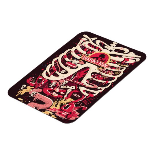 RICK UND MORTY™ | Anatomie Park Rib Cage Magnet (Linke Seite)