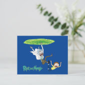 RICK UND MORTY™ | Ausscheiden aus dem Portal Einladungspostkarte (Stehend Vorderseite)