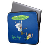 RICK UND MORTY™ | Ausscheiden aus dem Portal Laptopschutzhülle (Vorderseite Links)