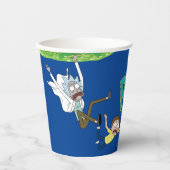 RICK UND MORTY™ | Ausscheiden aus dem Portal Pappbecher (Vorderseite)