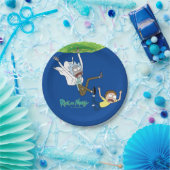 RICK UND MORTY™ | Ausscheiden aus dem Portal Pappteller (Party)