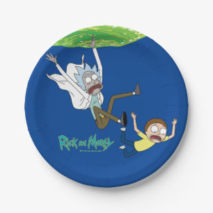 RICK UND MORTY™   Ausscheiden aus dem Portal Pappteller