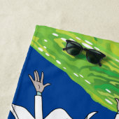 RICK UND MORTY™ | Ausscheiden aus dem Portal Strandtuch (Beispiel)