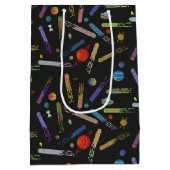 RICK UND MORTY™ | Äußeres Raumkomprimierungsmuster Mittlere Geschenktüte (Rückseite)