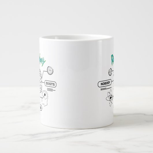 RICK UND MORTY™ | Backup-Gehirn herunterladen Jumbo-Tasse (Vorderseite)