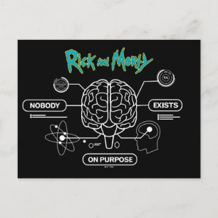 RICK UND MORTY™   Backup-Gehirn herunterladen Postkarte