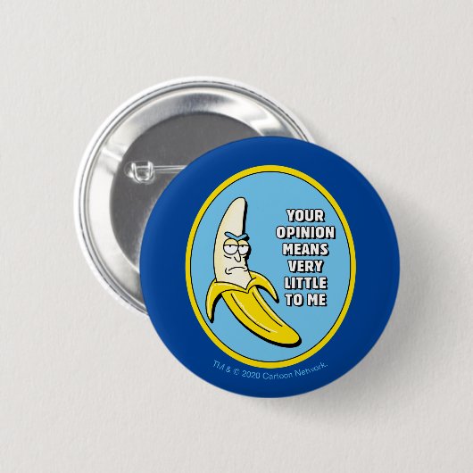 RICK UND MORTY™ | Banana Rick Abzeichen Button (Vorne & Hinten)