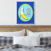 RICK UND MORTY™ | Banana Rick Abzeichen Leinwanddruck (Insitu (Schlafzimmer))