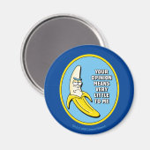 RICK UND MORTY™ | Banana Rick Abzeichen Magnet (Vorderseite/Rückseite)