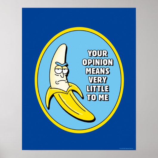 RICK UND MORTY™ | Banana Rick Abzeichen Poster (Vorne)