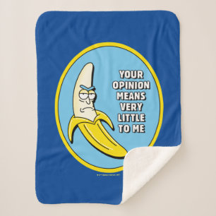 RICK UND MORTY™   Banana Rick Abzeichen Sherpadecke