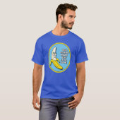 RICK UND MORTY™ | Banana Rick Abzeichen T-Shirt (Vorne ganz)