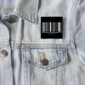 Rick und Morty Bar Code Graphic Button (Beispiel)