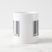 Rick und Morty Bar Code Graphic Jumbo-Tasse (Vorderseite)