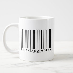 Rick und Morty Bar Code Graphic Jumbo-Tasse