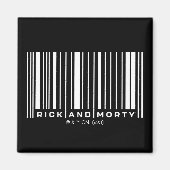 Rick und Morty Bar Code Graphic Magnet (Vorne)