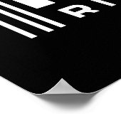 Rick und Morty Bar Code Graphic Poster (Ecke)