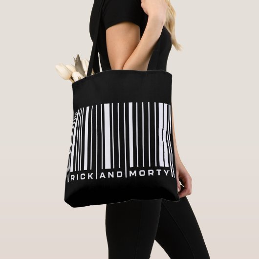 Rick und Morty Bar Code Graphic Tasche (Von Nahem)