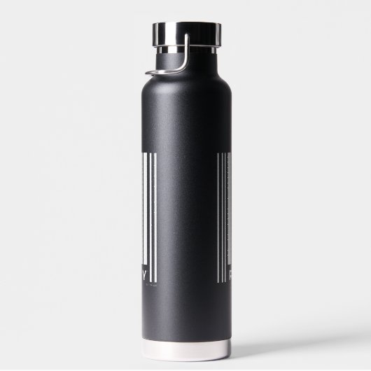 Rick und Morty Bar Code Graphic Trinkflasche (Rechts)