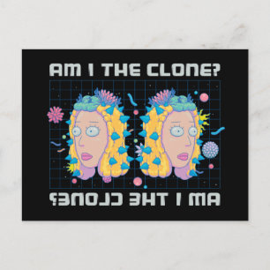 RICK UND MORTY™   Bin ich der Klon? Einladungspostkarte