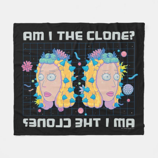RICK UND MORTY™ | Bin ich der Klon? Fleecedecke (Vorderseite (Horizontal))