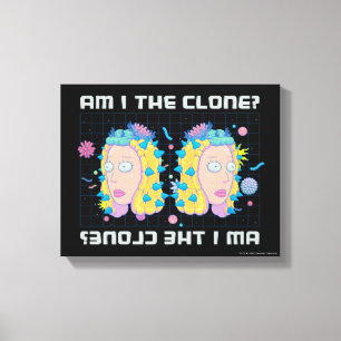 RICK UND MORTY™   Bin ich der Klon? Leinwanddruck