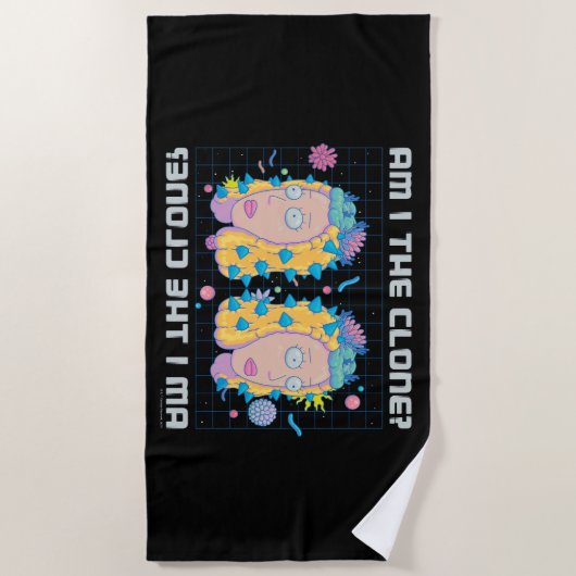 RICK UND MORTY™ | Bin ich der Klon? Strandtuch (Vorderseite)