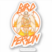 RICK UND MORTY™ | Bird Person Pentagram Aufkleber (Vorderseite)